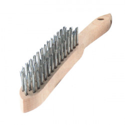 Brosses bois en acier lisse